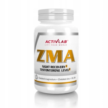 Activlab ZMA Magnez + Cynk + Witamina B6 Testosteron Mięśnie - 90 kaps.