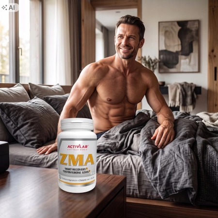 Activlab ZMA Magnez + Cynk + Witamina B6 Testosteron Mięśnie - 90 kaps.