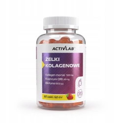 ACTIVLAB ŻELKI KOLAGENOWE 60szt KOLAGEN RYBI KOENZYM BIOTYNA ACTIVLAB ŻELKI KOLAGENOWE 60szt KOLAGEN RYBI KOENZYM BIOTYNA