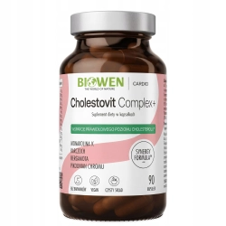 Biowen Cholestovit Complex+ 90 kaps. CHOLESTEROL UKŁAD POKARMOWY