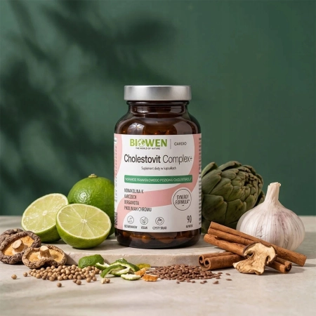 Biowen Cholestovit Complex+ 90 kaps. CHOLESTEROL UKŁAD POKARMOWY