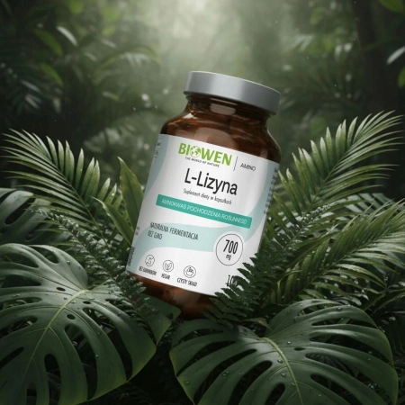 Biowen L-LIZYNA 700 mg ODPORNOŚĆ INFEKCJE Opryszczka AMINOKWAS 100 kapsułek