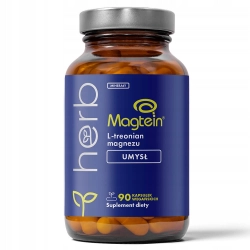 HERB L-treonian magnezu MAGTEIN koncentracja UMYSŁ stres nastrój 90kaps HERB L-treonian magnezu MAGTEIN koncentracja UMYSŁ stres nastrój 90kaps