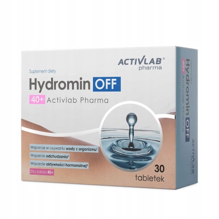 Activlab HYDROMIN OFF 40+ suplement diety NADMIAR WODY w organizmie 30kaps