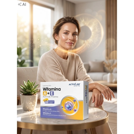Activlab Pharma WITAMINA A+E w oleju SKÓRA WŁOSY PAZNOKCIE