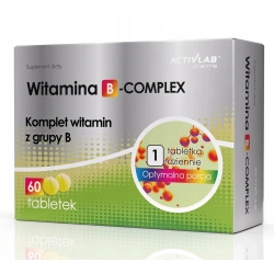 Activlab Pharma witaminy B-COMPLEX niacyna układ nerwowy Activlab Pharma witaminy B-COMPLEX niacyna układ nerwowy