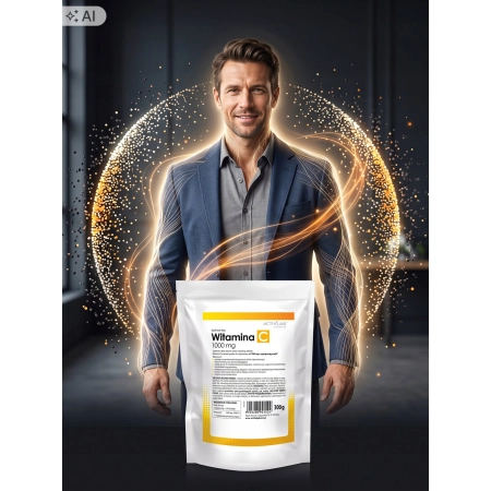 Activlab Pharma WITAMINA C 1000 w proszku ODPORNOŚĆ produkcja kolagenu