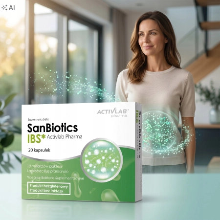 Activlab Sanbiotics IBS probiotyk suplement diety trawienie UKŁAD POKARMOWY