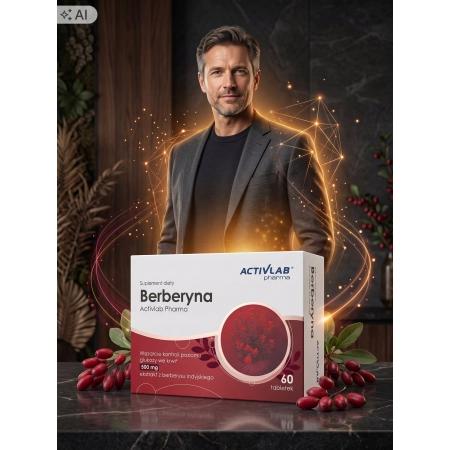 Activlab Pharma BERBERYNA poziom glukozy WĄTROBA SKÓRA suplement diety 30