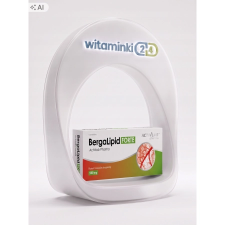 ACTIVLAB BERGALIPID FORTE BERGAMOTA POLIFENOLE WITAMINA C NACZYNIA 60kaps