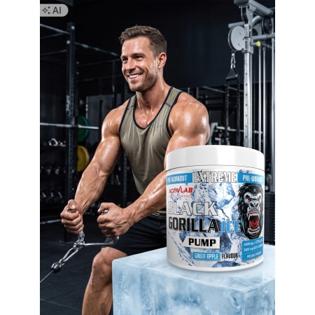 ACTIVLAB BLACK GORILLA ICE PUMP PRZEDTRENINGÓWKA BEZ KOFEINY POMPA SEN 300g