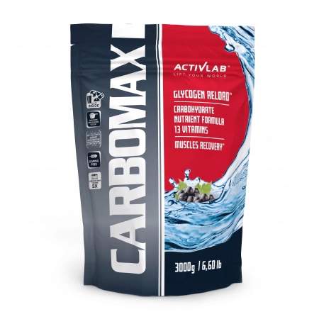 ACTIVLAB CARBOMAX CARB Węglowodany Energia Witaminy MASA Porzeczka 3 KG