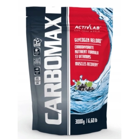 ACTIVLAB CARBOMAX CARB Węglowodany Energia Witaminy MASA Porzeczka 3 KG