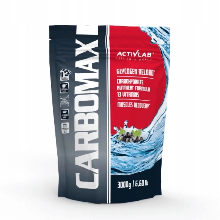 ACTIVLAB CARBOMAX CARB Węglowodany Energia Witaminy MASA Porzeczka 3 KG