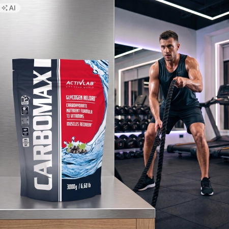 ACTIVLAB CARBOMAX CARB Węglowodany Energia Witaminy MASA Porzeczka 3 KG