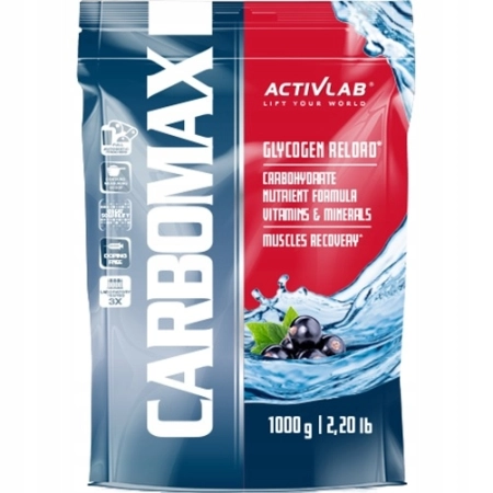 ACTIVLAB CARBOMAX CARB Węglowodany Energia Witaminy MASA Porzeczka 1KG