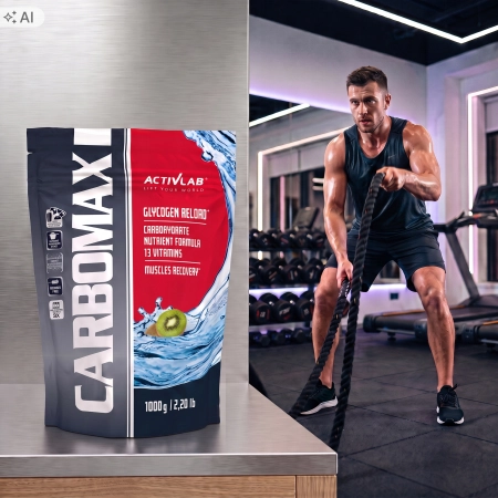 ACTIVLAB CARBOMAX CARB Węglowodany Energia Witaminy MASA Kiwi 1KG
