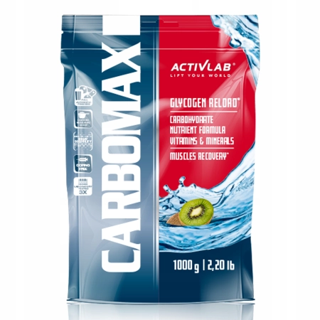 ACTIVLAB CARBOMAX CARB Węglowodany Energia Witaminy MASA Kiwi 1KG